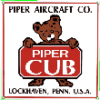 Piper Cub Aircraft Sign