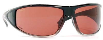 VedaloHD Napoli Medium Full Wrap Black with Copper Rose Lens