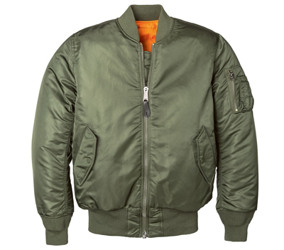 MA-1 Nylon Flight Jacket - Sage Green for Women
