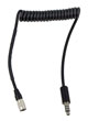 David Clark Coil Cord Assembly with single U-174/U