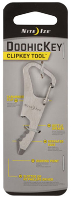 DoohicKey ClipKey Multi Tool - Stainless Steel