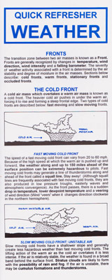 Quick Refresher Card - Weather