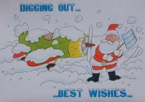 Christmas Cards - Digging Out