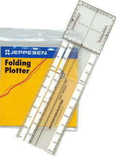 Jeppesen Folding Navigational Plotter
