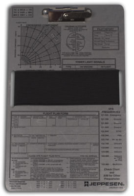 Jeppesen VFR Clipboard with Strap