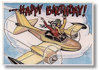 Aviation Birthday Wishes Card