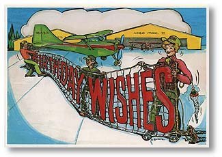 Airport Birthday Wishes Card