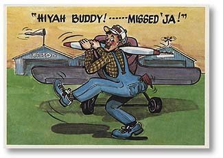 Hiyah Buddy Aviation Greeting Card
