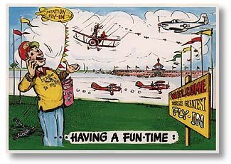 Missing You Aviation Greeting Card