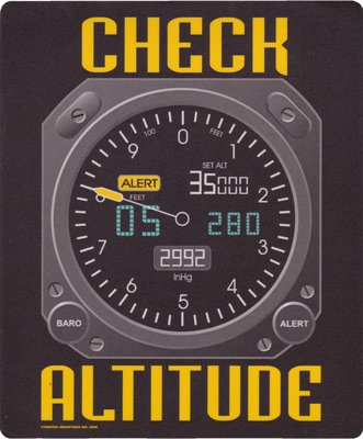 Check Altitude Mouse Pad
