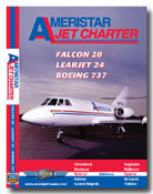 Ameristar Learjet 24, Falcon 20, 737-200 Cockpit Video (DVD)