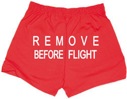 Ladies Cheer Shorts - Remove Before Flight