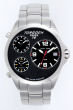 Torgoen T8 Zulu Time Watch Model, Steel Bracelet, Black Dials