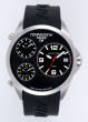 Torgoen T8 Zulu Time Watch Model, Black Polyurethane Strap, Black Dials