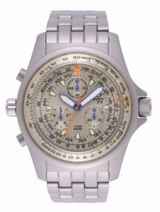 Torgoen T1 Titanium E6B Watch T01204 - Titanium Band