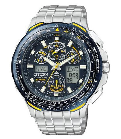 citizen sky hawk blue angels titanium 