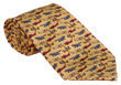 Aviator Airplane Tie (Maize) - 100% Silk
