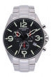 Torgoen T16 Watch - Steel Bracelet, Black Face (T16201)