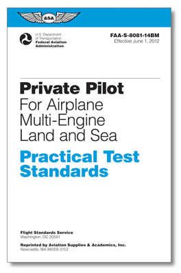 Practical Test Standards: Private Pilot Airplane (Multi-Engine Land)