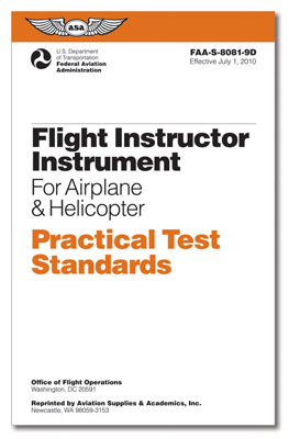 Practical Test Standards: CFII Airplane and Helicopter