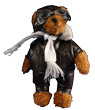 Stuffed Pilot Bear - 8