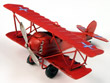 Vintage Biplane Ornament - Red