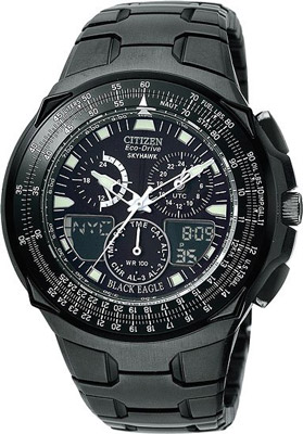 Citizen Black Eagle Skyhawk Watch (JR3155-54E)