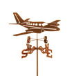 Twin Engine Airplane Weathervane