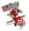 Mascot Airplane Ornament - Alabama Crimson Tide