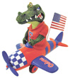 Mascot Airplane Ornament - Florida Gators