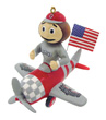 Mascot Airplane Ornament - Ohio State Buckeyes