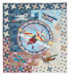 Quilted Airplane Bed Linen - Twin Size