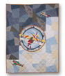Quilted Airplane Crib Quilt