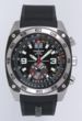 Torgoen T7 Watch - Black Polyurethane Strap, Black Face