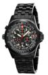 Torgoen T1 Watch - Black Steel Bracelet, Black Case, Black Face