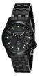 Torgoen T5 Zulu Time Watch - Black Stainless Steel Bracelet, Black Case, Black/White Dials