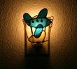 Stained Glass Airplane Night Light