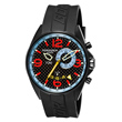 Torgoen T30 Dual Time Watch - Black Strap, Carbon Fiber Face T30303