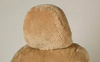 Airplane Sheepskin Headrest Covers