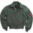 McGuire CWU-45P Faux Nomex Flight Jacket - Sage Green