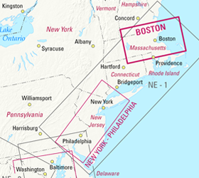 Jeppesen VFR+GPS Boston Area Chart