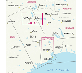 Jeppesen VFR+GPS Dallas Area Chart