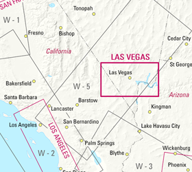Jeppesen VFR+GPS Las Vegas Area Chart
