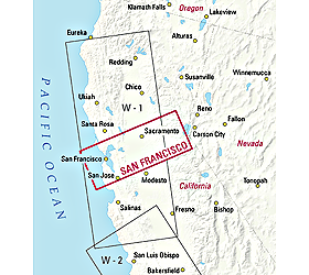 Jeppesen VFR+GPS San Francisco Area Chart