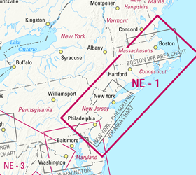 Jeppesen VFR+GPS Enroute Chart Northeast-1