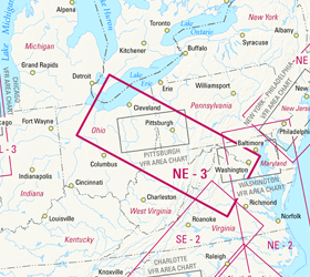 Jeppesen VFR+GPS Enroute Chart Northeast-3