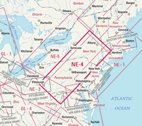 Jeppesen VFR+GPS Enroute Chart Northeast-4