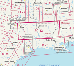 Jeppesen VFR+GPS Enroute Chart South Central-13