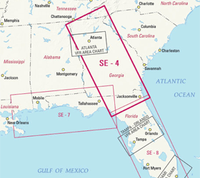 Jeppesen VFR+GPS Enroute Chart Southeast 4