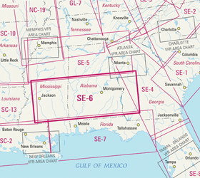 Jeppesen VFR+GPS Enroute Chart Southeast 6